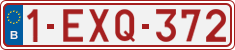 License plate of Belgium, Regular plates (2010)