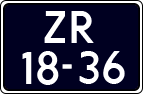 License plate of the Netherlands, Motorcycles