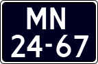 License plate of the Netherlands, Commercial Vehicles (1951-1994 system)