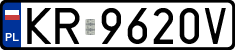 License plates of Poland, Regular car plates