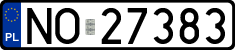 License plates of Poland, Regular car plates