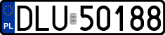 License plates of Poland, Regular car plates