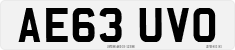 License plate of the United Kingdom, 2001 year system
