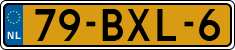 License plate of the Netherlands, Heavy Commercial Vehicles (1994 system)