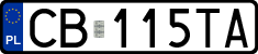 License plates of Poland, Regular car plates