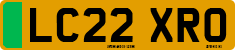 License plate of the United Kingdom, 2001 year system
