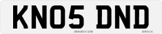 License plate of the United Kingdom, 2001 year system