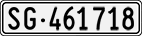 License plate of Switzerland, Cars