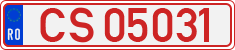 License plate of Romania, Provisional
