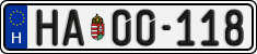 license plates of Hungary, Specialty plates (2022)