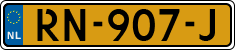 License plate of the Netherlands, Cars