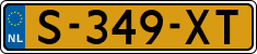 License plate of the Netherlands, Cars