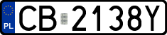 License plates of Poland, Regular car plates