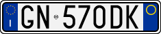 License plate of Italy, Cars (1994 year series)