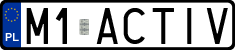 License plates of Poland, Vanity Plates