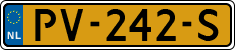 License plate of the Netherlands, Cars