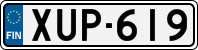 License plate of Finland, Cars