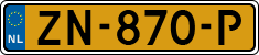 License plate of the Netherlands, Cars