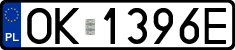 License plates of Poland, Regular car plates