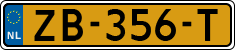 License plate of the Netherlands, Cars