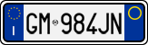 License plate of Italy, Cars (1994 year series)