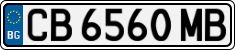 License plate of Bulgaria, Cars
