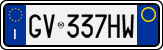 License plate of Italy, Cars (1994 year series)