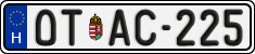 license plates of Hungary, Oldtimers (2022)