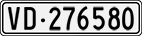 License plate of Switzerland, Cars
