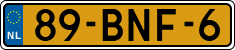 License plate of the Netherlands, Heavy Commercial Vehicles (1994 system)