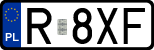License plates of Poland, Regular car plates
