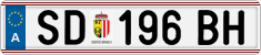 License plate of Austria, Regular plates