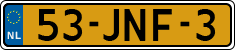 License plate of the Netherlands, Cars