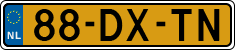License plate of the Netherlands, Cars