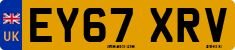 License plate of the United Kingdom, 2001 year system