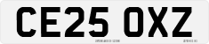 License plate of the United Kingdom, 2001 year system