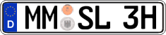 German license plate, Plates for oldtimers (type 