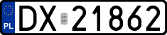 License plates of Poland, Regular car plates