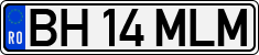License plate of Romania, Regular plates