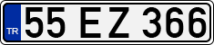 License plate of Turkey, Regular plates