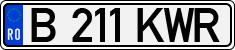 License plate of Romania, Regular plates