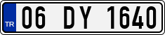 License plate of Turkey, Regular plates