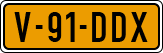 License plate of the Netherlands, Light Commercial Vehicles (1994 system)