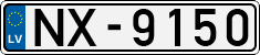 License plate of Latvia, Regular car plates