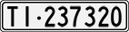 License plate of Switzerland, Cars