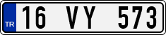 License plate of Turkey, Regular plates