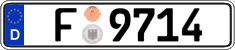 German license plate, Official services and consulates