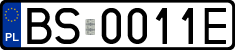 License plates of Poland, Regular car plates