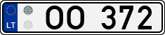 License plate of Lithuania, Trailers