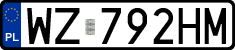 License plates of Poland, Regular car plates